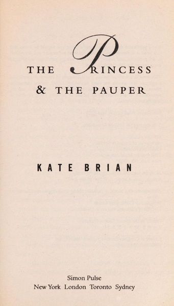 The Princess and the Pauper