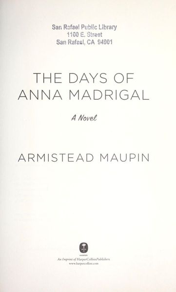 The Days of Anna Madrigal