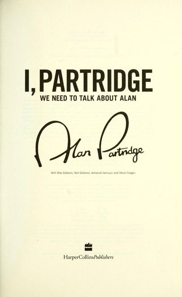 I, Partridge by Steve Coogan