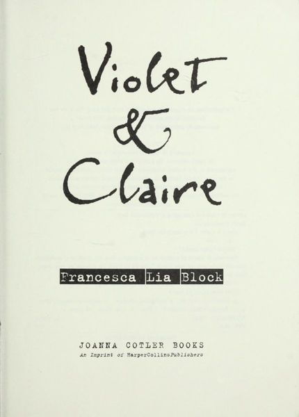 Violet & Claire