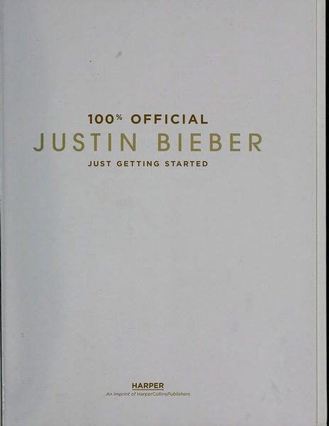 Justin Bieber: Just Getting Started