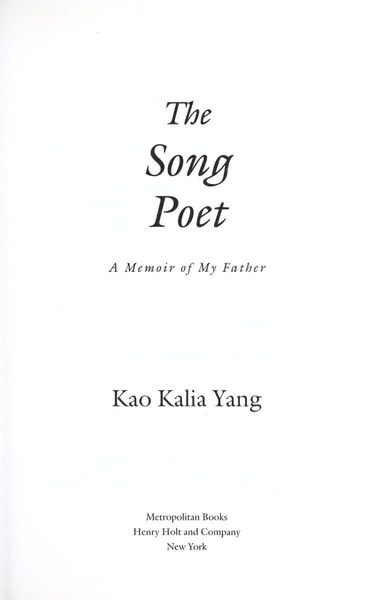 The Song Poet