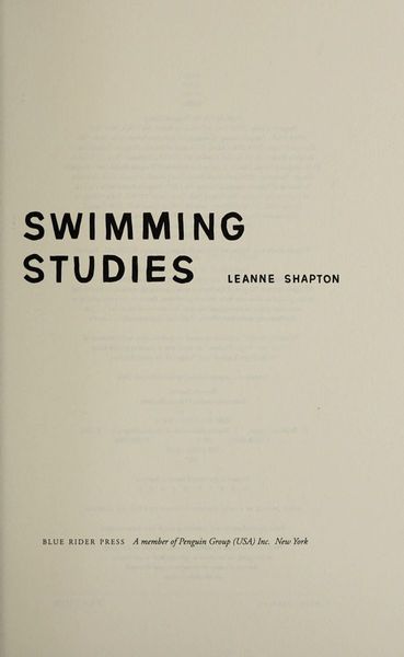 Swimming Studies