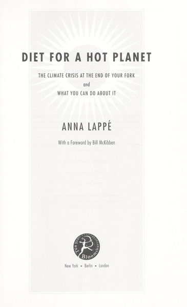 Diet for a Hot Planet