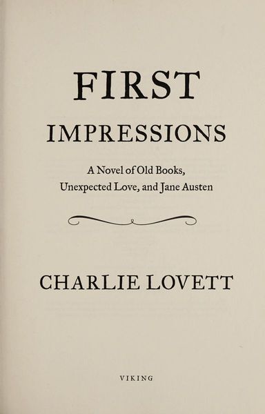 First Impressions