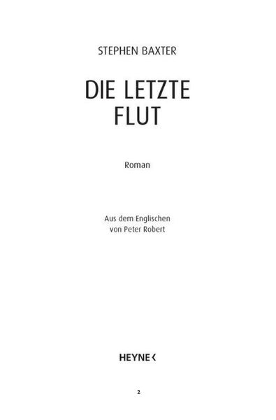 Die letzte Flut