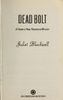 Dead Bolt