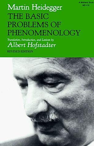 The Basic Problems of Phenomenology