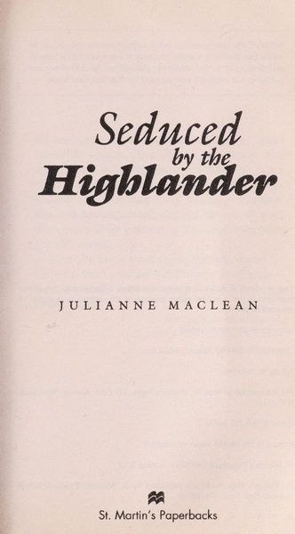 Seduced by the Highlander