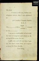 My Dear I Wanted to Tell You