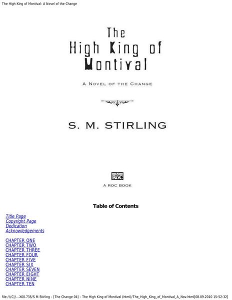 The High King of Montival