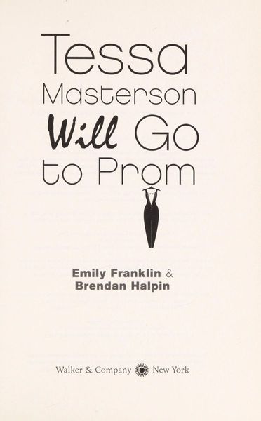 Tessa Masterson Will Go to Prom