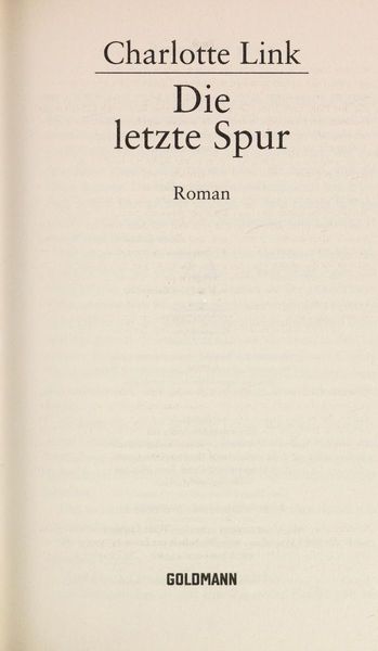 Die letzte Spur