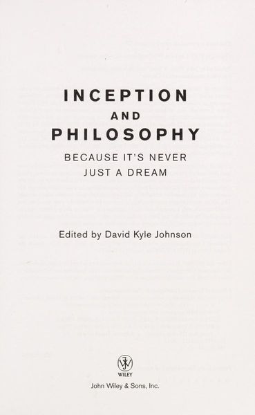 Inception and Philosophy