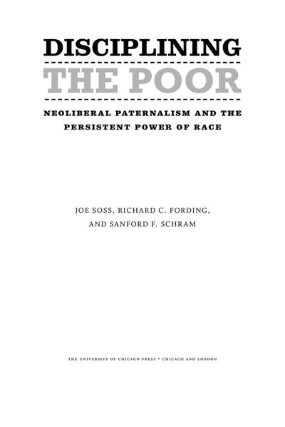 Disciplining the Poor