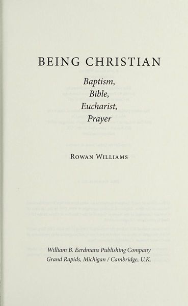 Being Christian