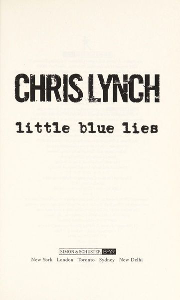 Little Blue Lies