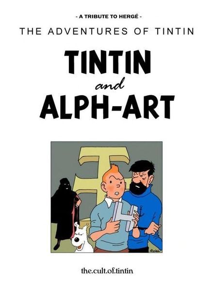 Tintin and Alph-art