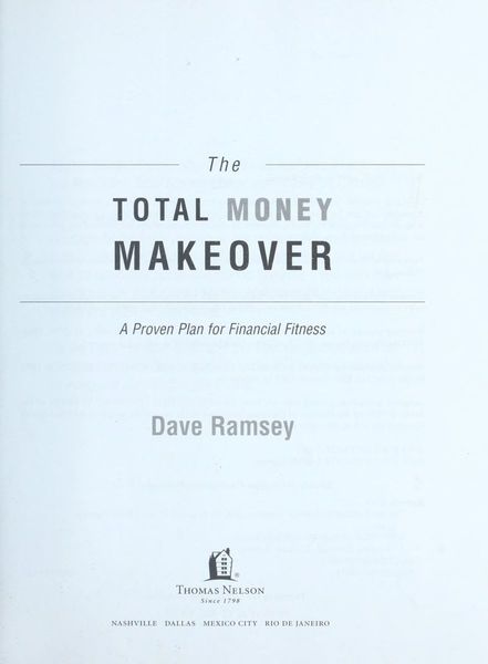 The Total Money Makeover