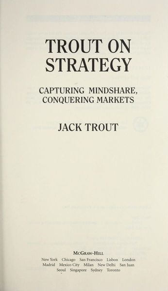 Jack Trout on Strategy