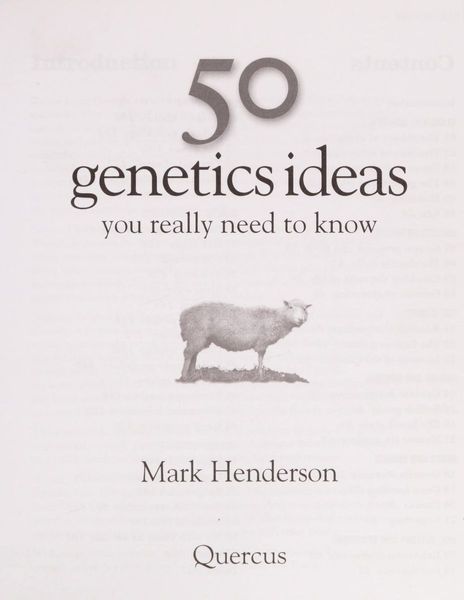 50 Genetics Ideas You Really Need to Know