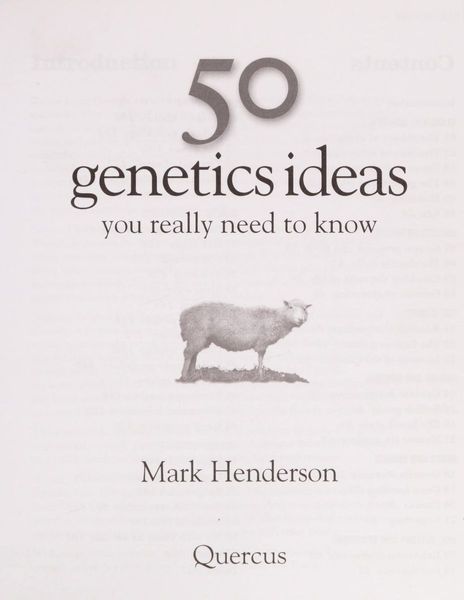 50 Genetics Ideas You Really Need to Know