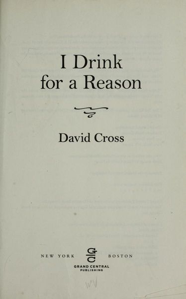 I Drink for a Reason