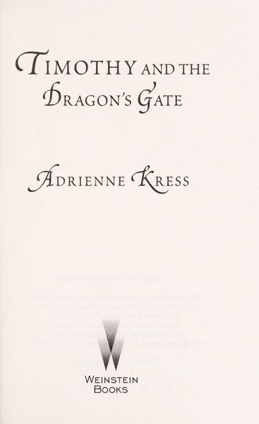 Timothy and the Dragon's Gate