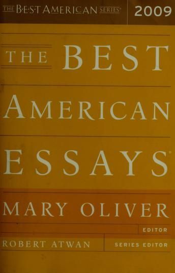 The Best American Essays 2009