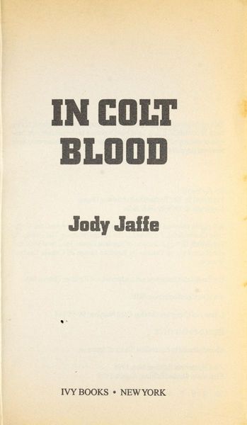 In Colt Blood