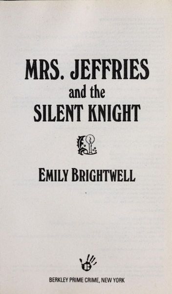 Mrs. Jeffries and the Silent Knight