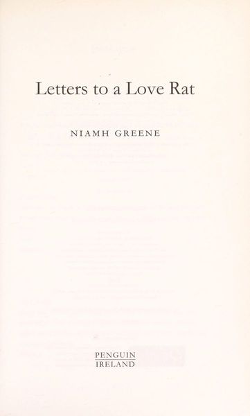 Letters to a Love Rat