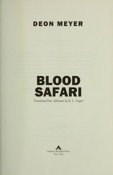 Blood Safari