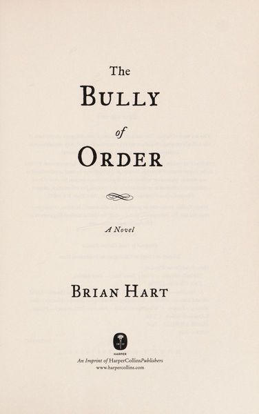 The Bully of Order