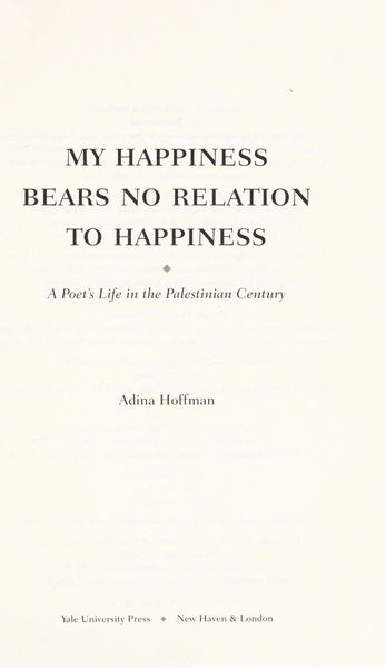 My Happiness Bears No Relation to Happiness