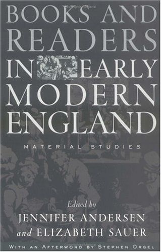 Books and Readers in Early Modern England