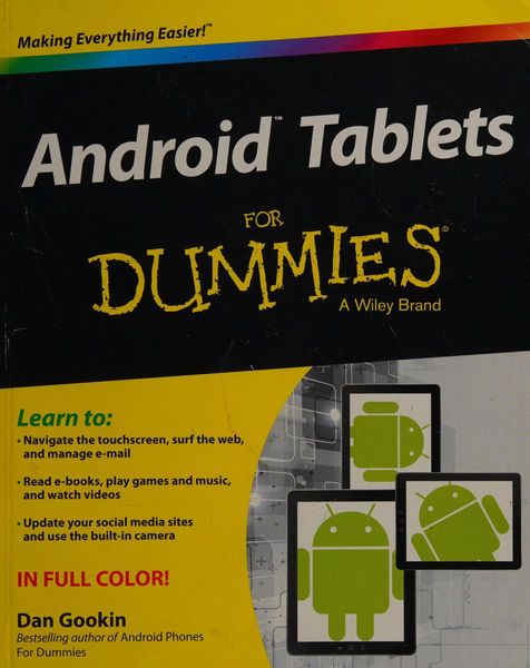 Android Tablets For Dummies