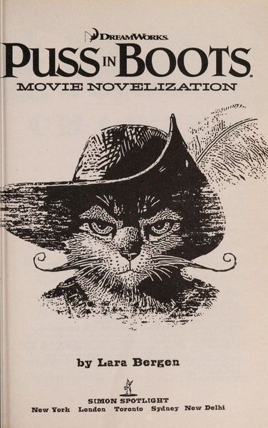 Puss In Boots Movie Novelization