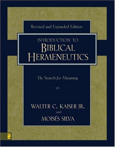 Introduction to Biblical Hermeneutics