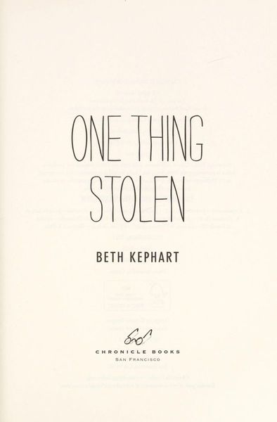 One Thing Stolen