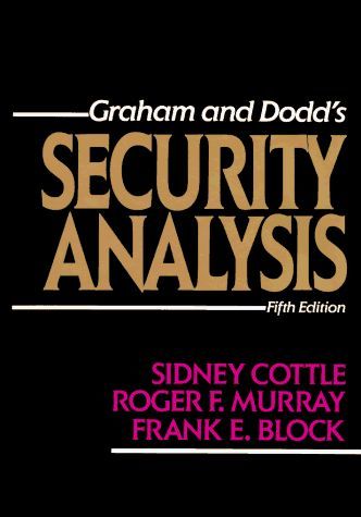 Security Analysis: Fifth Edition