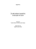 Os sete saberes necessários à educação do futuro