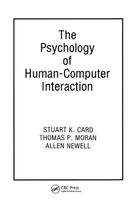 The Psychology of Human-Computer Interaction