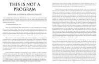 This Is Not a Program