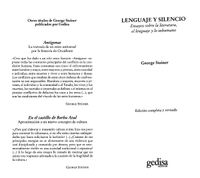 Lenguaje y silencio