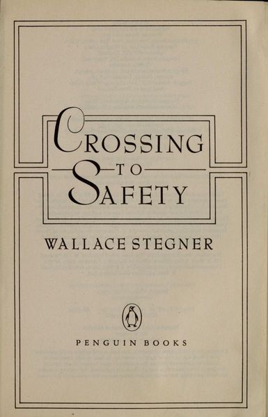 Crossing to Safety