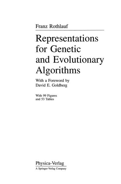 Representations for Genetic and Evolutionary Algorithms