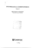 Enumerative Combinatorics: