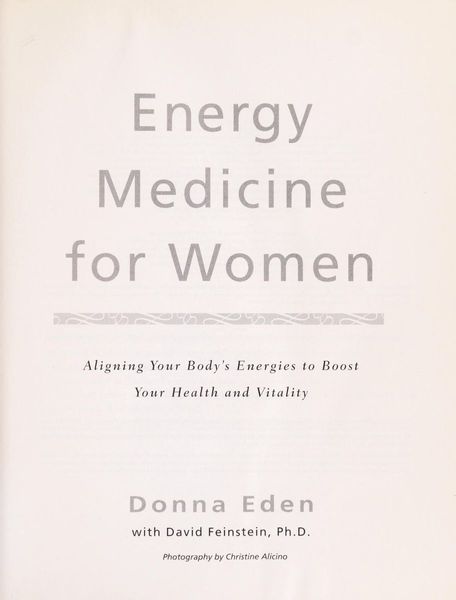 Energy Medicine for Women