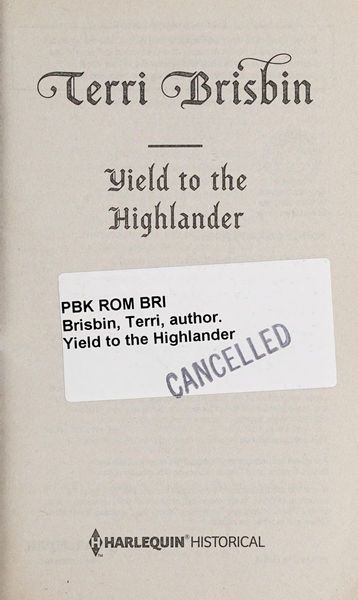 Yield to the Highlander